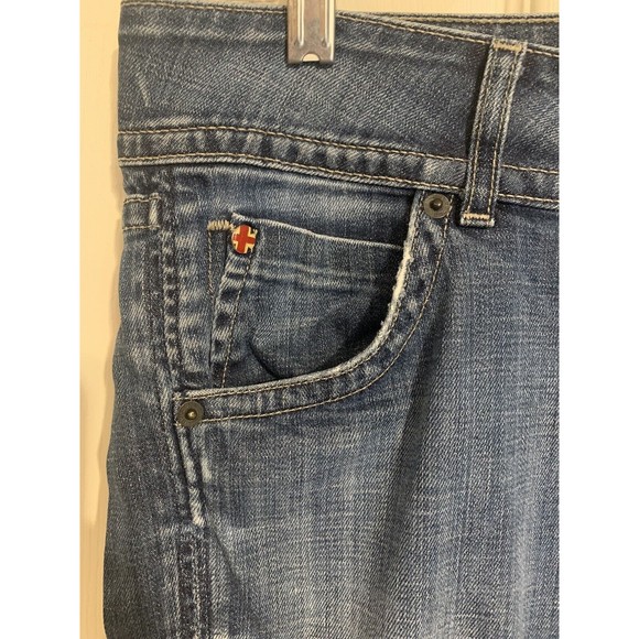 Hudson Womens Denim Jeans Sz 29 Signature Boot Cut Flap Pocket - Picture 8 of 16
